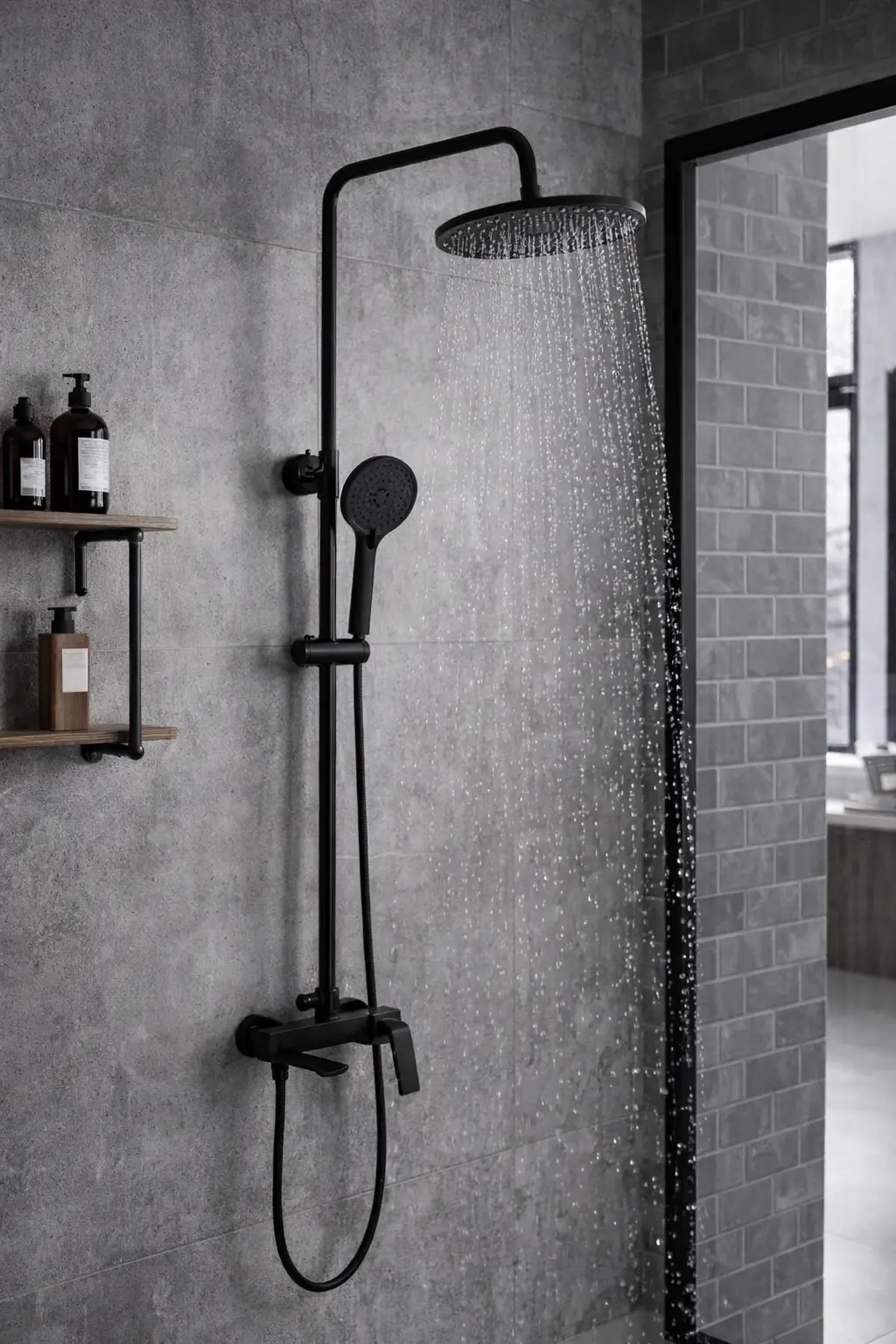 Душова система Kroner KRP Graz-SCH063 (картридж 35 мм), чорна